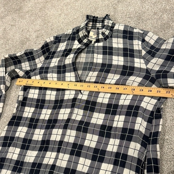 Baum Und Pferdgarten Anamay Midi Dress Black and White Plaid Size 38 (US 6) EUC - Picture 13 of 13